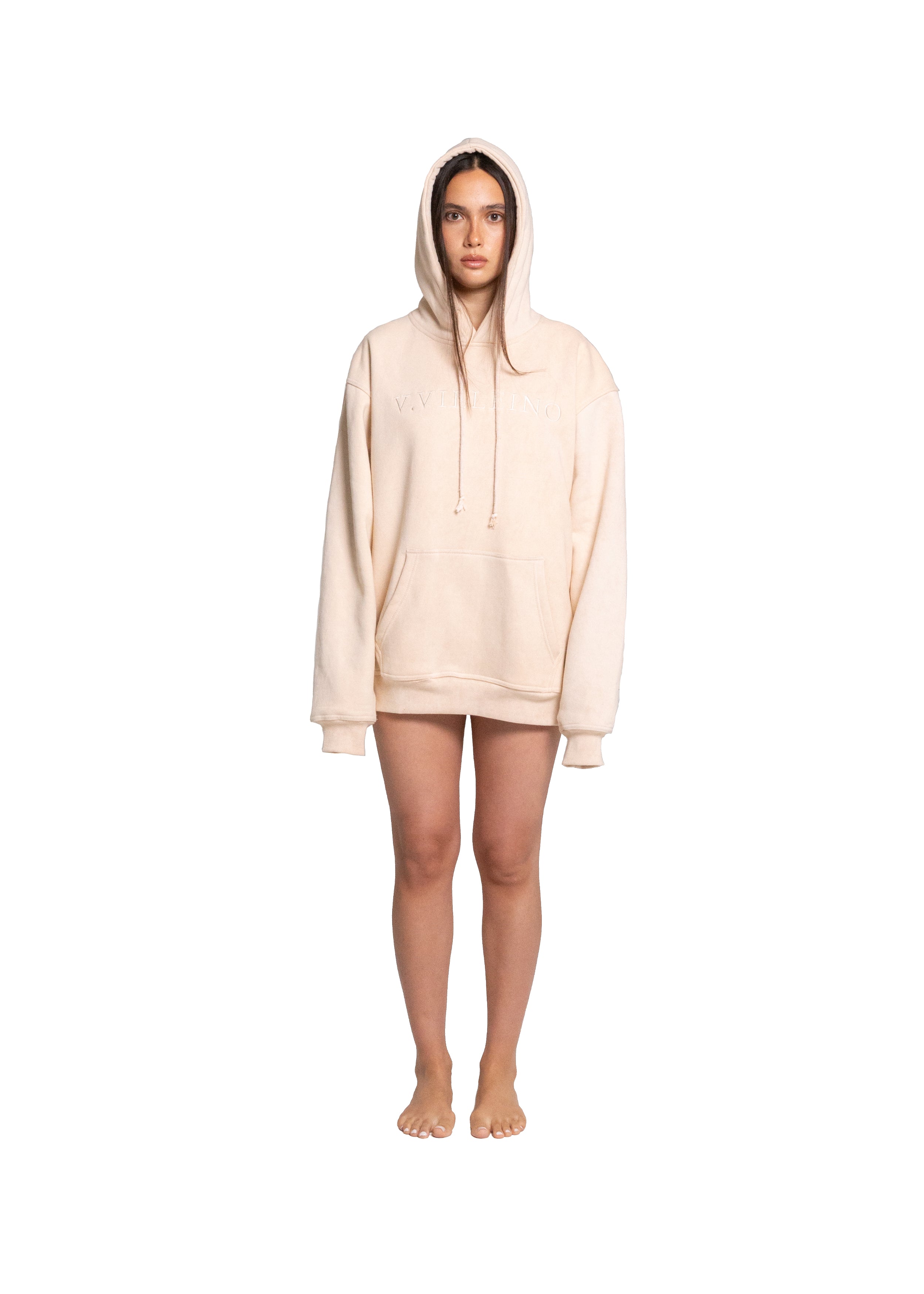 TRAVERTINE HOODED SWEATSHIRT